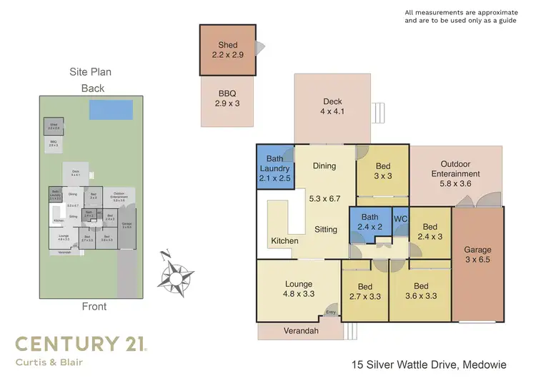 Floorplan of Homely house listing, 15 Silver Wattle Drive, Medowie NSW 2318