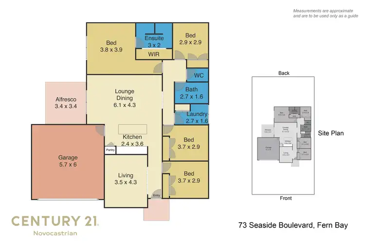 Floorplan of Homely house listing, 73 Seaside Boulevard, Fern Bay NSW 2295