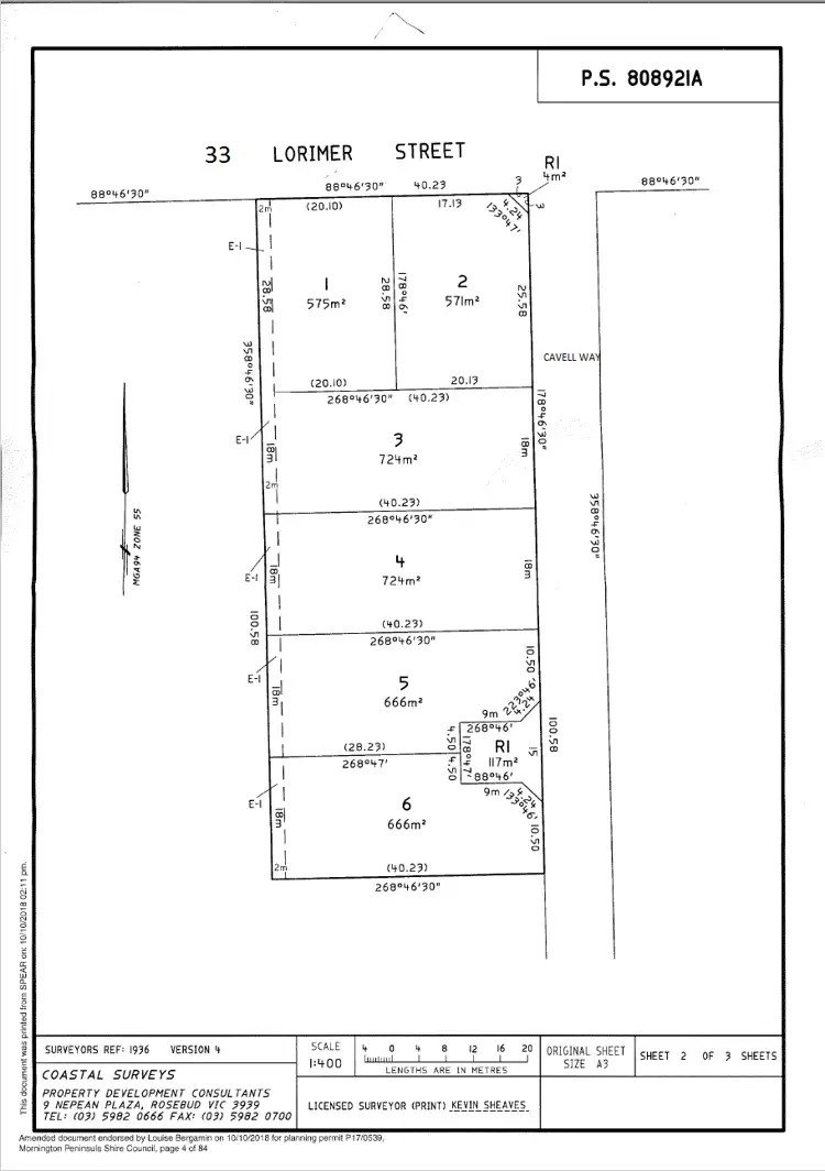 Floorplan of Homely land listing, Lot 4 /33 Lorimer Street, Crib Point VIC 3919