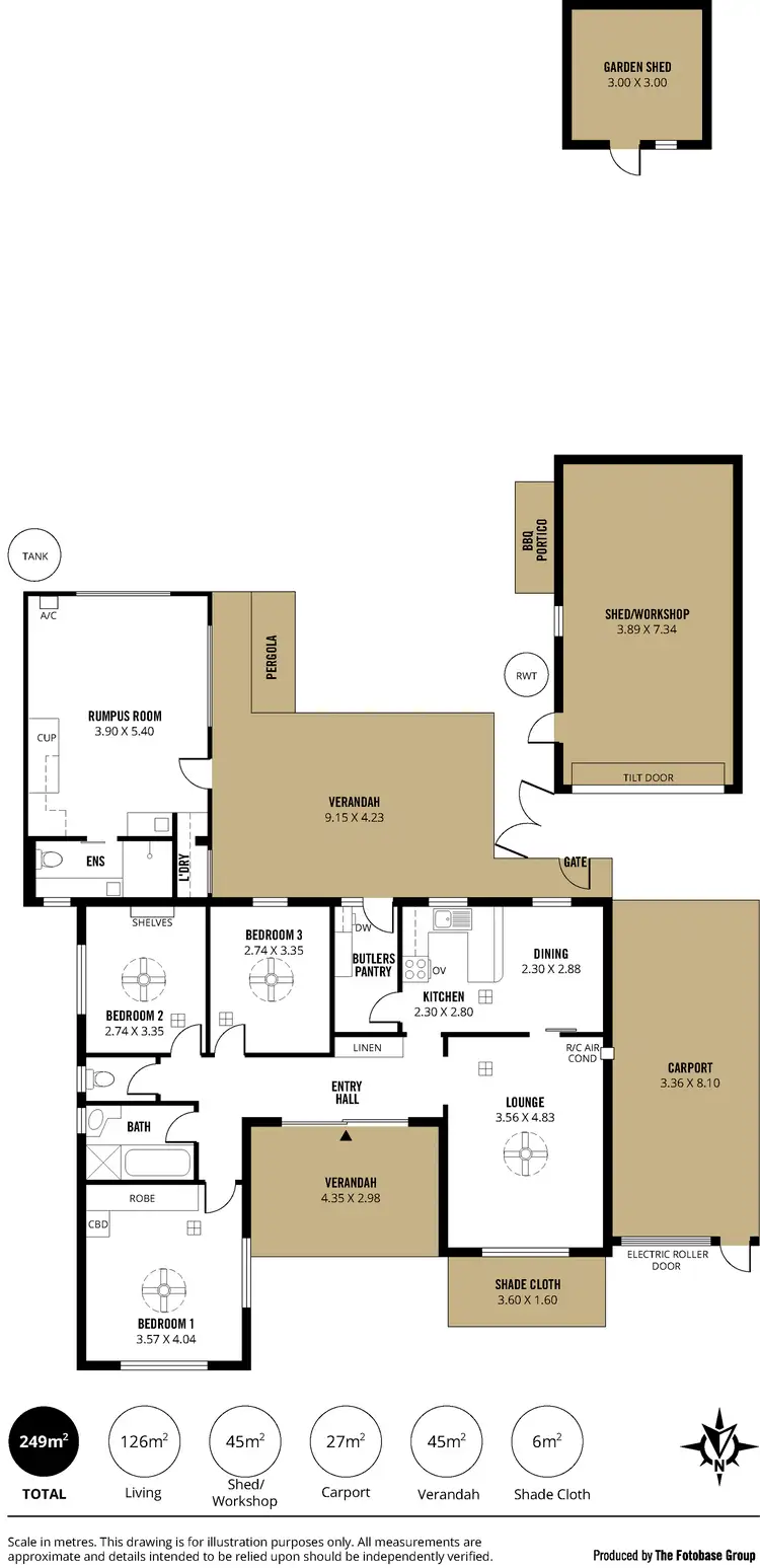 Floorplan of Homely house listing, 22 Maxwell Road, Hackham West SA 5163