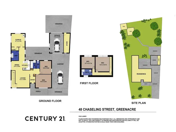 Floorplan of Homely house listing, 48 Chaseling Street, Greenacre NSW 2190