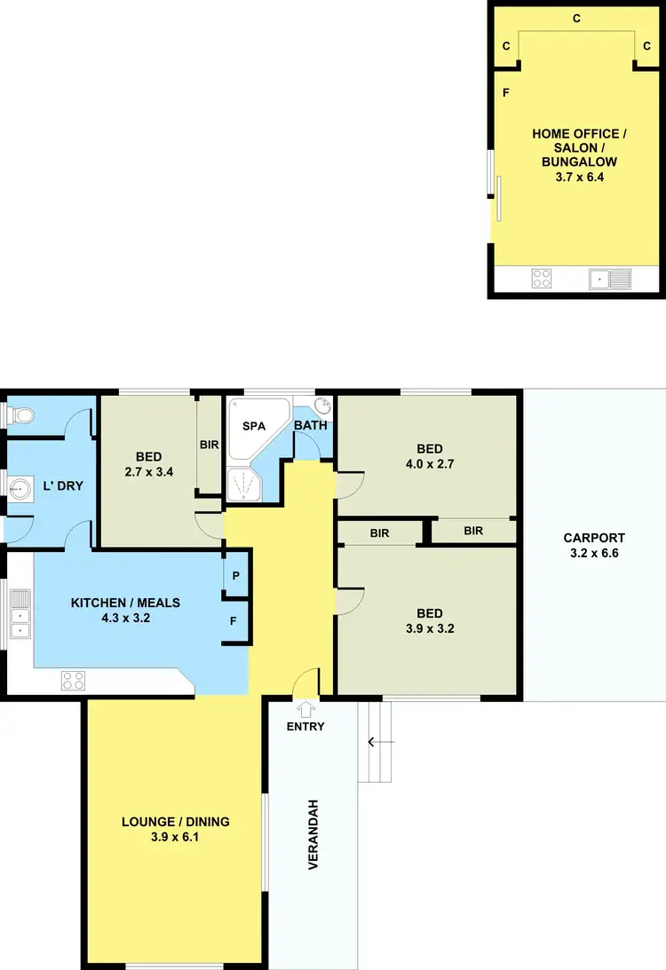 Floorplan of Homely house listing, 15 Banksia Court, Noble Park VIC 3174