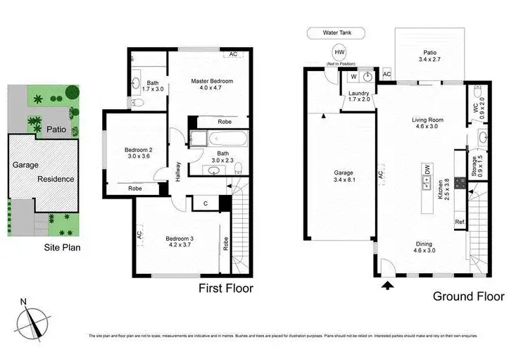 Floorplan of Homely townhouse listing, 35 Quarter Circuit, Springvale VIC 3171