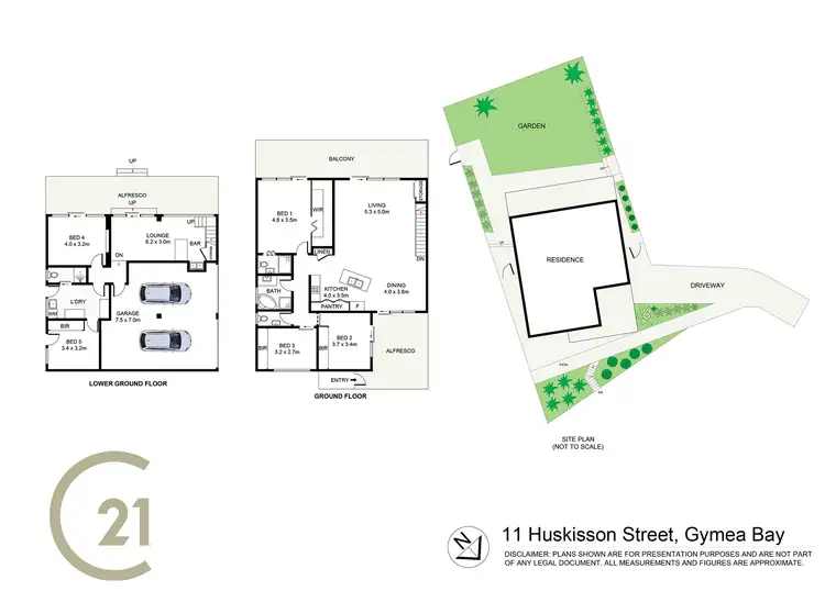 Floorplan of Homely house listing, 11 Huskisson Street, Gymea Bay NSW 2227