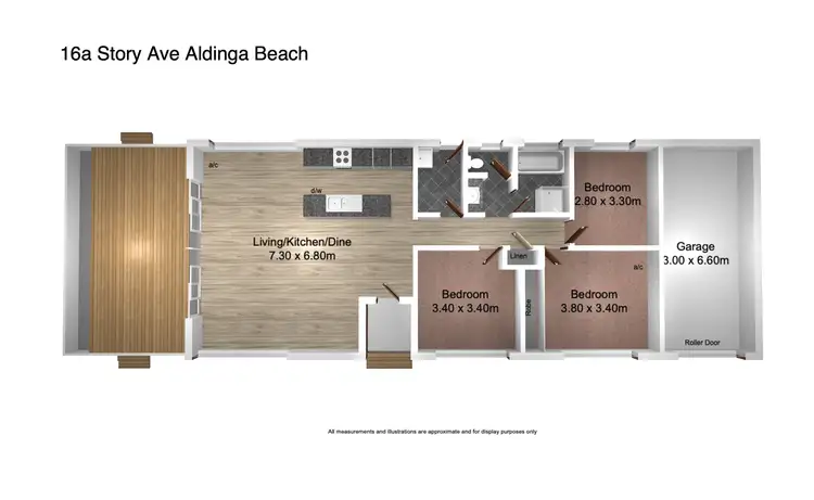 Floorplan of Homely house listing, 16 A Storey Avenue, Aldinga Beach SA 5173