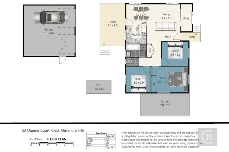 Floorplan of Homely house listing, 53 Queens Court Road, Alexandra Hills QLD 4161