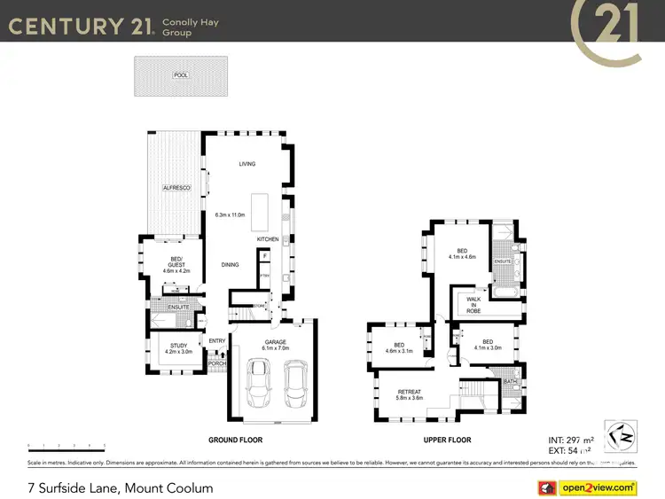 Floorplan of Homely house listing, 7 Surfside Lane, Mount Coolum QLD 4573
