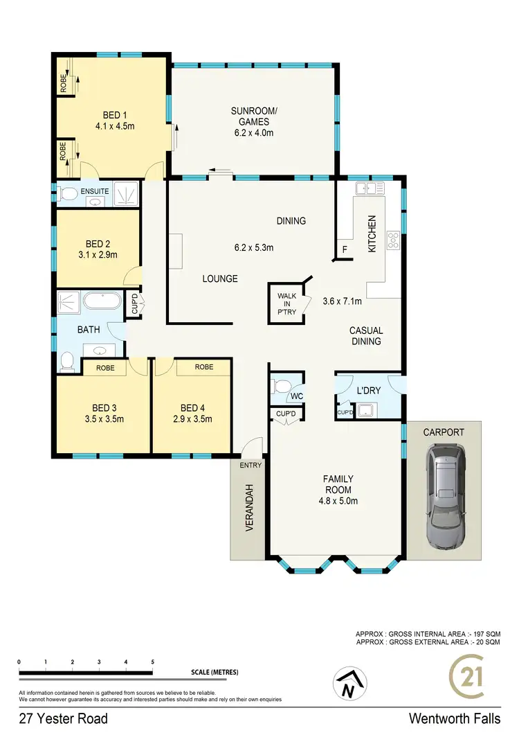 Floorplan of Homely house listing, 27 Yester Rd, Wentworth Falls NSW 2782