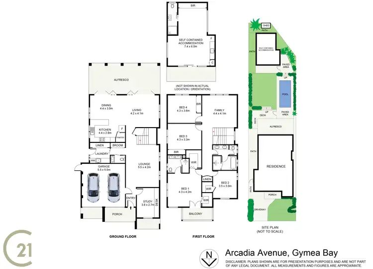 Floorplan of Homely house listing, 36 Arcadia Avenue, Gymea Bay NSW 2227