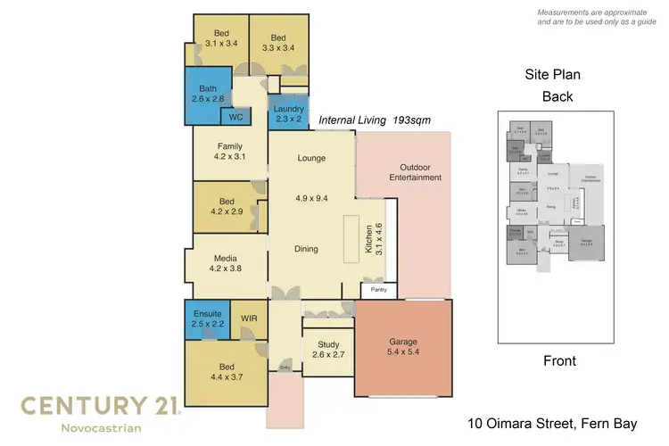Floorplan of Homely house listing, 10 Oimara Street, Fern Bay NSW 2295