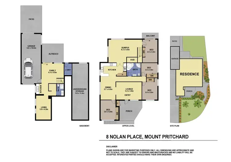 Floorplan of Homely house listing, 8 Nolan Place, Mount Pritchard NSW 2170