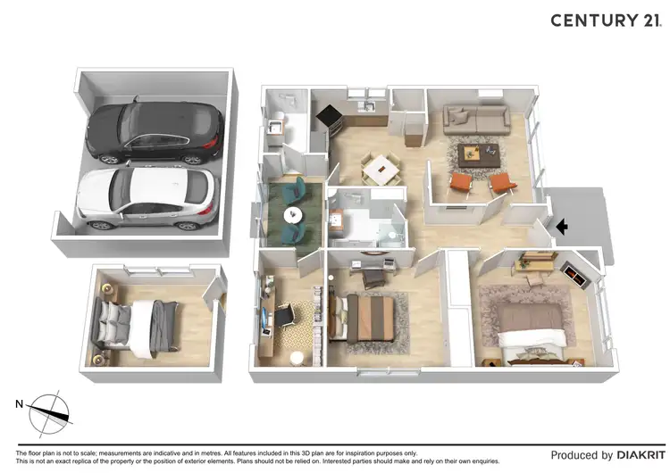 Floorplan of Homely house listing, 10 Poplar Street, Echuca VIC 3564
