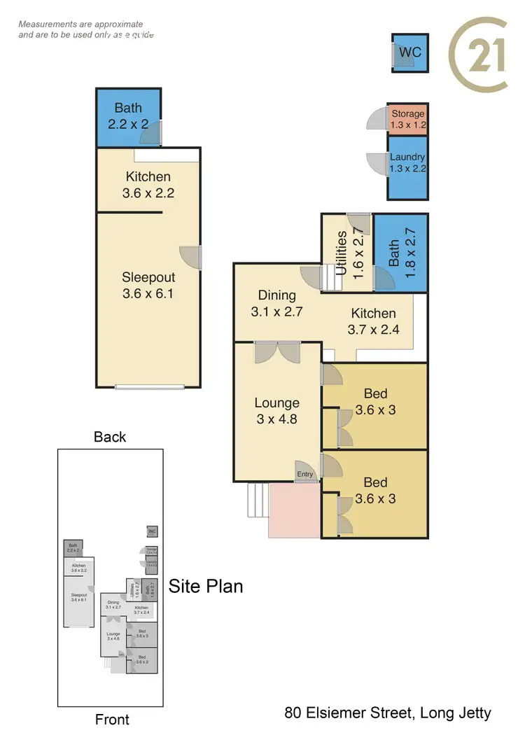 Floorplan of Homely house listing, 80 Elsiemer Street, Long Jetty NSW 2261