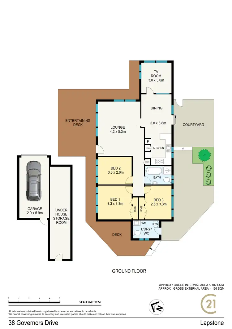 Floorplan of Homely house listing, 38 Governors Drive, Lapstone NSW 2773