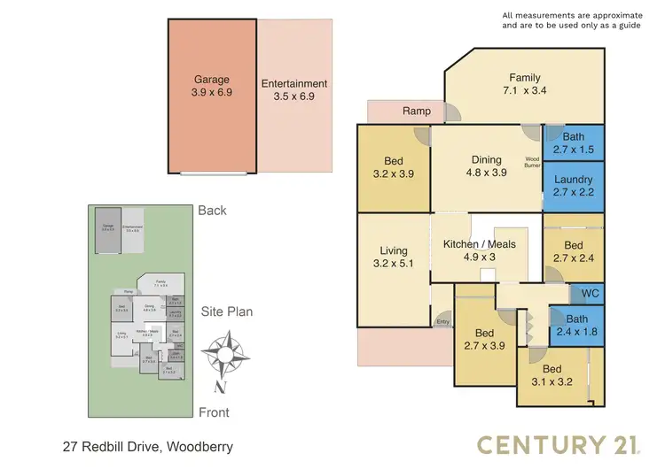 Floorplan of Homely house listing, 27 Redbill Drive, Woodberry NSW 2322