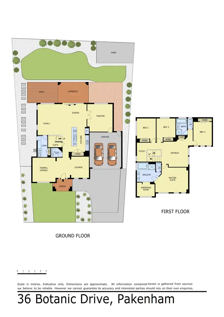 Floorplan of Homely house listing, 36 Botanic Drive, Pakenham VIC 3810