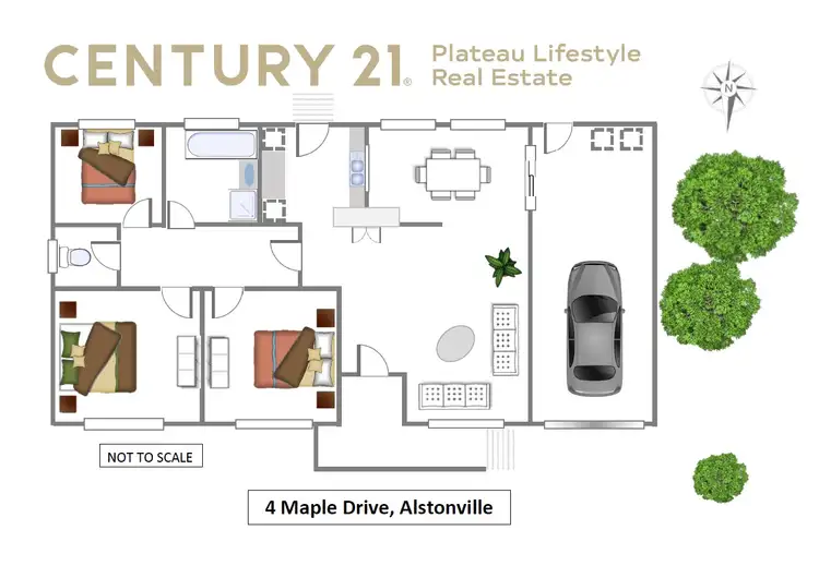 Floorplan of Homely house listing, 4 Maple Drive, Alstonville NSW 2477