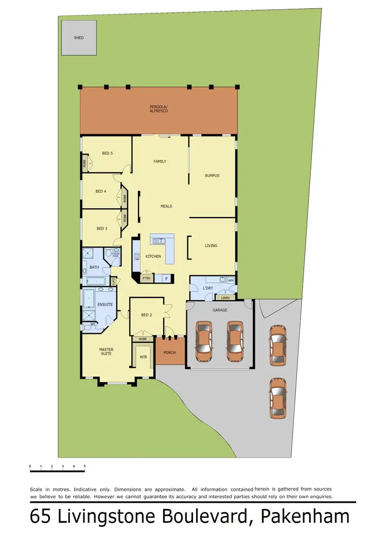 Floorplan of Homely house listing, 65 Livingstone Boulevard, Pakenham VIC 3810