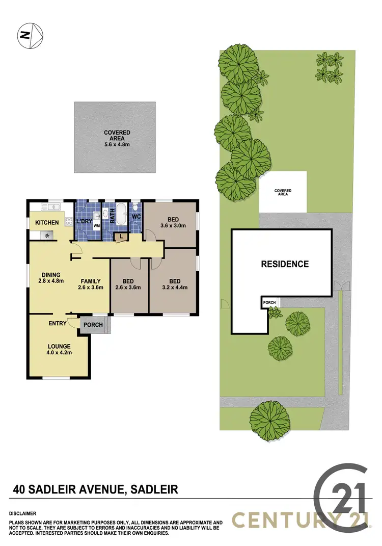 Floorplan of Homely house listing, 40 Sadleir Ave, Sadleir NSW 2168