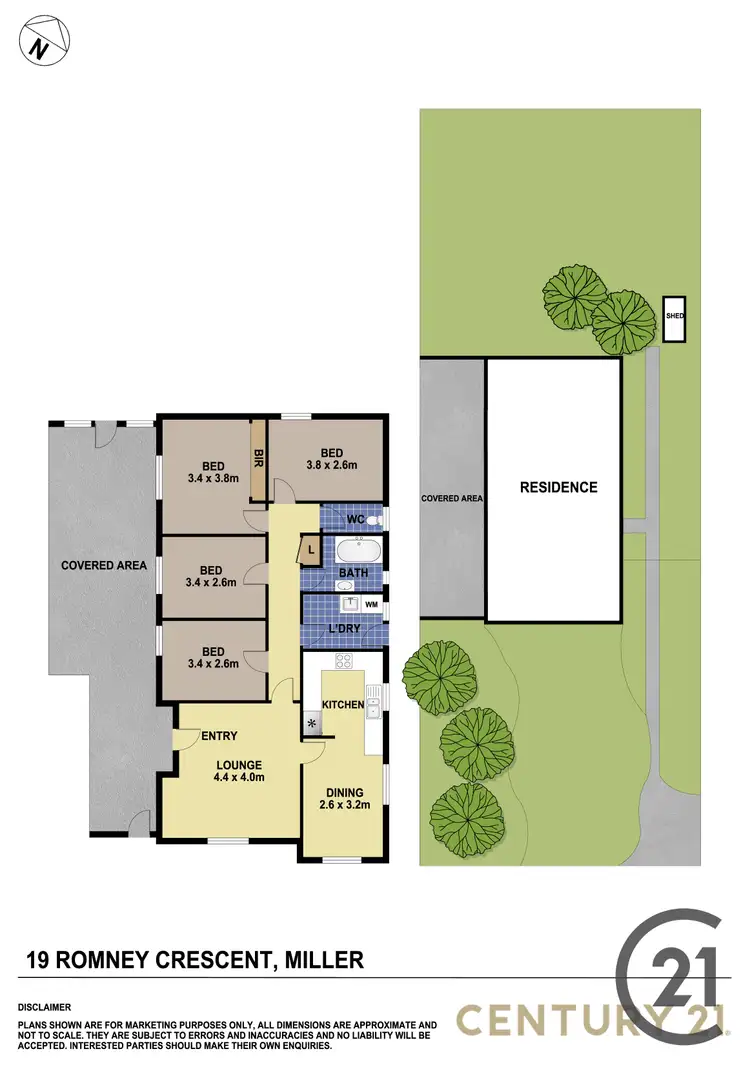 Floorplan of Homely house listing, 19A Romney Crescent, Miller NSW 2168