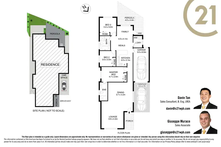 Floorplan of Homely townhouse listing, 6/19-21 Casuarina Drive, Cherrybrook NSW 2126