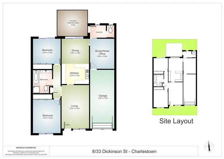 Floorplan of Homely villa listing, 8/33 Dickinson Street, Charlestown NSW 2290