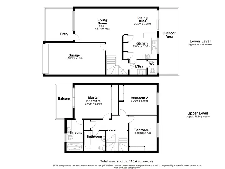 Floorplan of Homely townhouse listing, 5/11 Corella Place, Runcorn QLD 4113