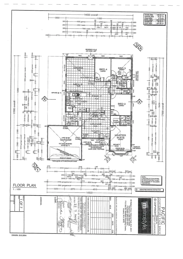 Floorplan of Homely house listing, 6 Waterfront Parkway, Shoalwater WA 6169
