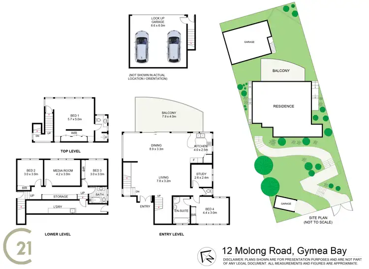 Floorplan of Homely house listing, 12 Molong Road, Gymea Bay NSW 2227