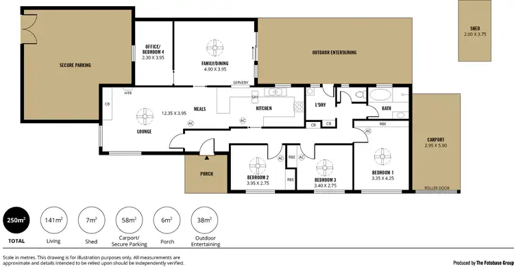 Floorplan of Homely house listing, 20 Pinchbeck Street, Morphett Vale SA 5162