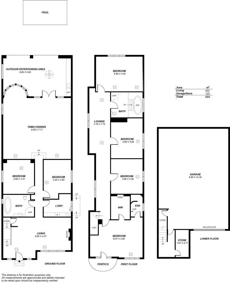 Floorplan of Homely house listing, 15 Birch Street, Findon SA 5023