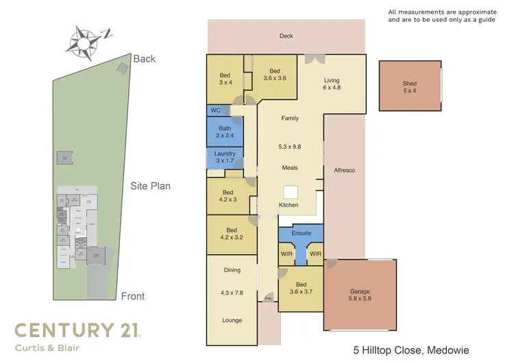 Floorplan of Homely house listing, 5 Hilltop Close, Medowie NSW 2318