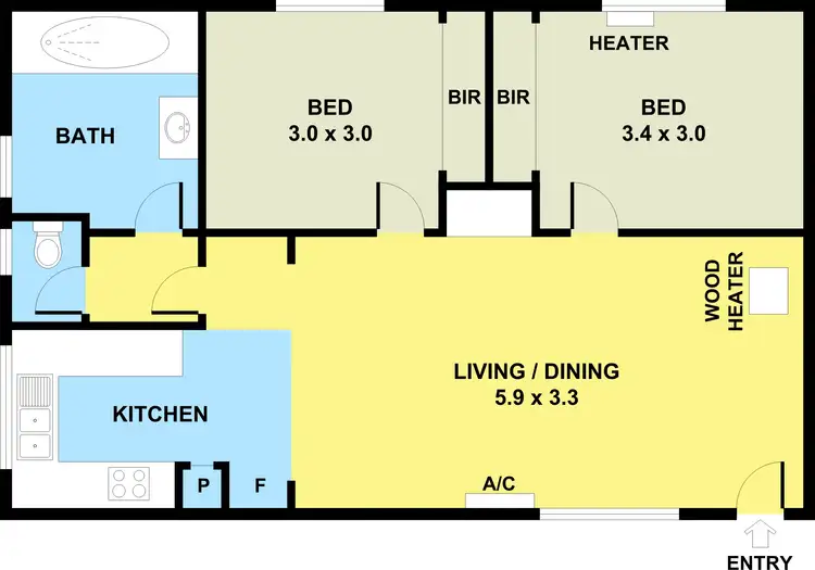 Floorplan of Homely apartment listing, 10/44 Pickett Street, Dandenong VIC 3175