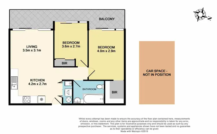 Floorplan of Homely apartment listing, 11/213 Normanby Road, Notting Hill VIC 3168