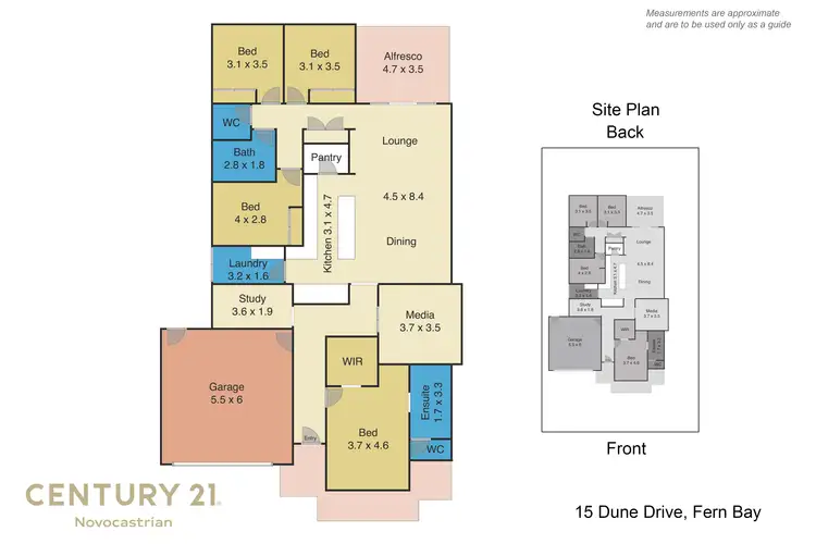 Floorplan of Homely house listing, 15 Dune Drive, Fern Bay NSW 2295