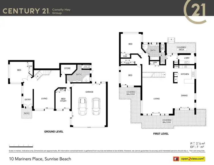 Floorplan of Homely house listing, 10 Mariners Place, Sunrise Beach QLD 4567