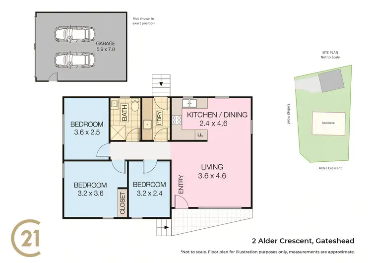 Floorplan of Homely house listing, 2 Alder Crescent, Gateshead NSW 2290