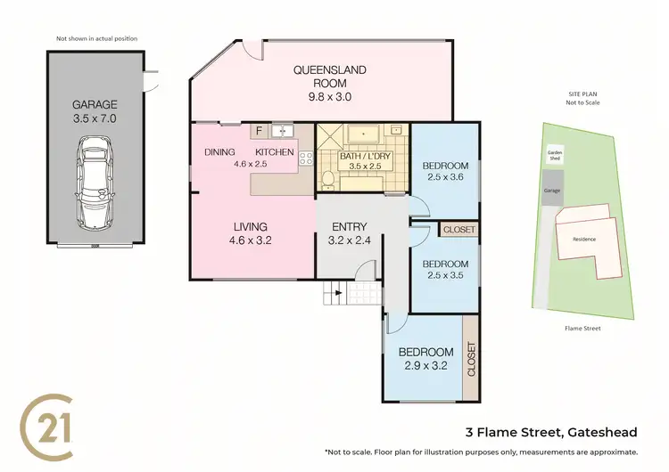 Floorplan of Homely house listing, 3 Flame Street, Gateshead NSW 2290