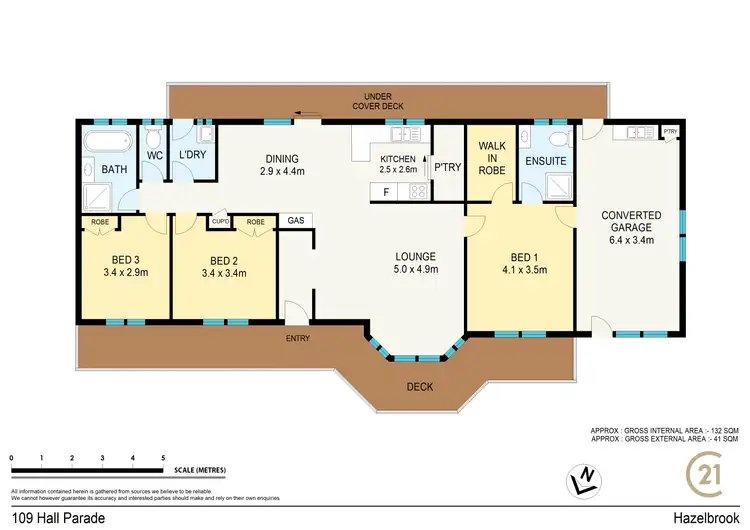 Floorplan of Homely house listing, 109 Hall Parade, Hazelbrook NSW 2779