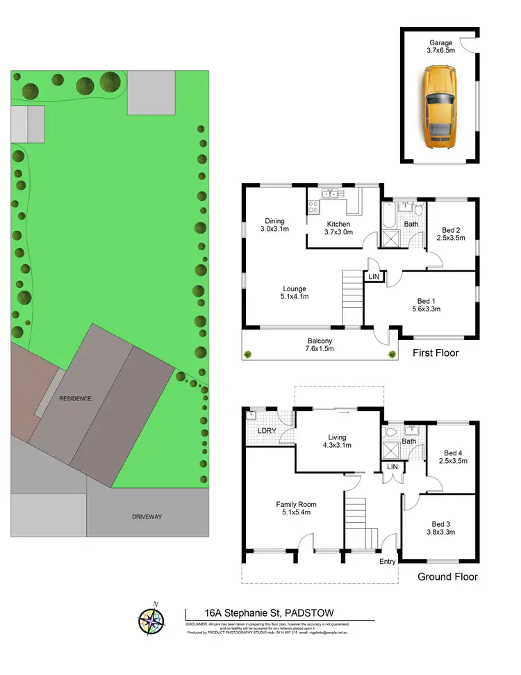 Floorplan of Homely house listing, 16A Stephanie Street, Padstow NSW 2211