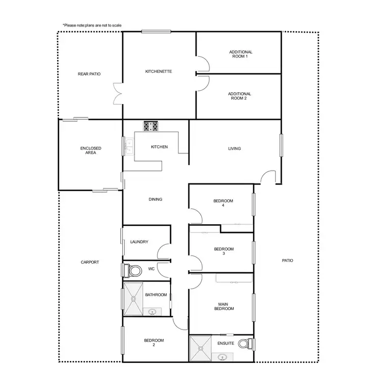 Floorplan of Homely house listing, 12 Minya Road, The Palms QLD 4570