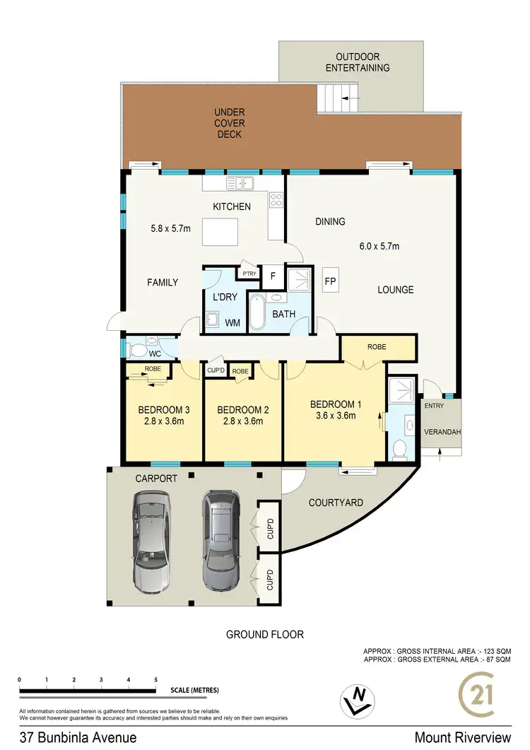 Floorplan of Homely house listing, 37 Bunbinla Avenue, Mount Riverview NSW 2774