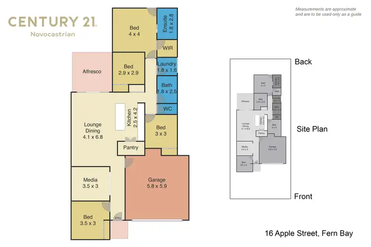 Floorplan of Homely house listing, 16 Apple Street, Fern Bay NSW 2295