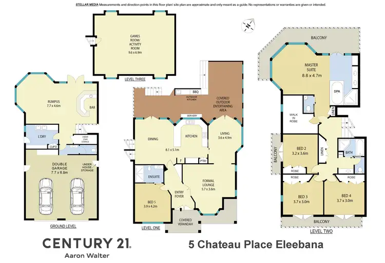 Floorplan of Homely house listing, 5 Chateau Place, Eleebana NSW 2282