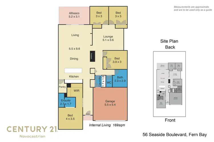 Floorplan of Homely house listing, 56 Seaside Boulevard, Fern Bay NSW 2295