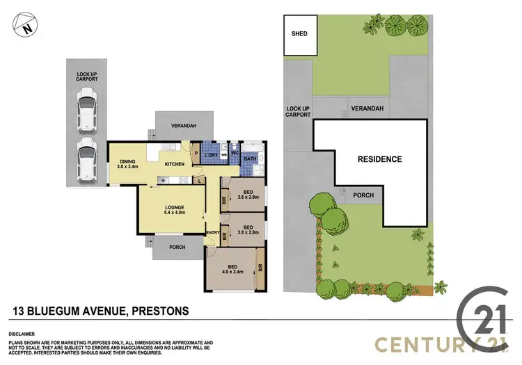 Floorplan of Homely house listing, 13 Bluegum Avenue, Prestons NSW 2170