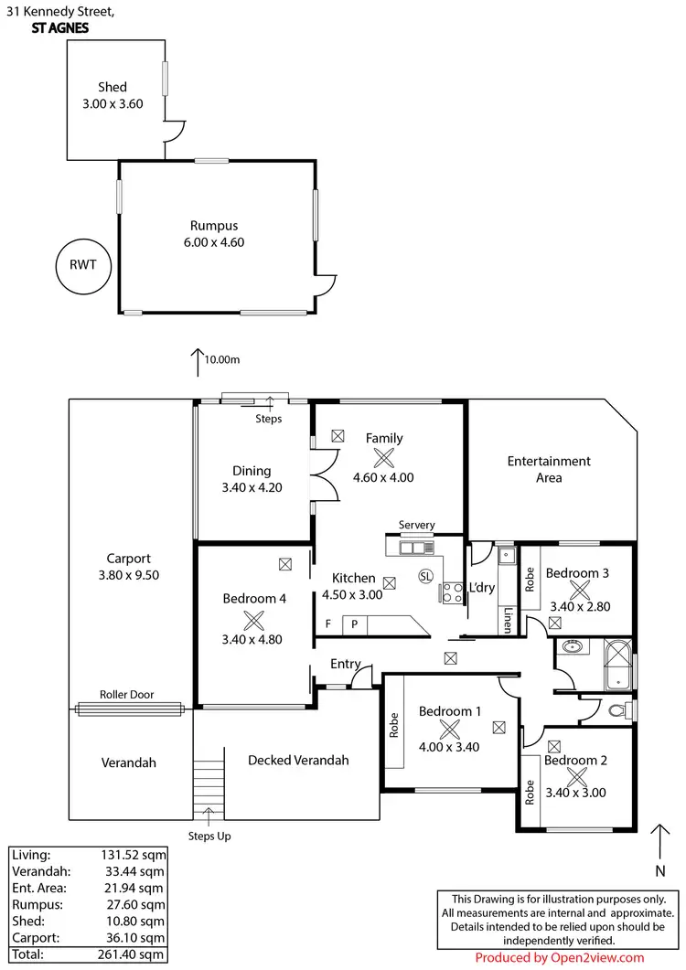 Floorplan of Homely house listing, 31 Kennedy Street, St Agnes SA 5097