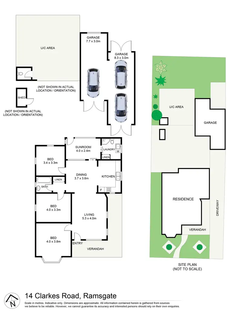Floorplan of Homely house listing, 14 Clarkes Road, Ramsgate NSW 2217
