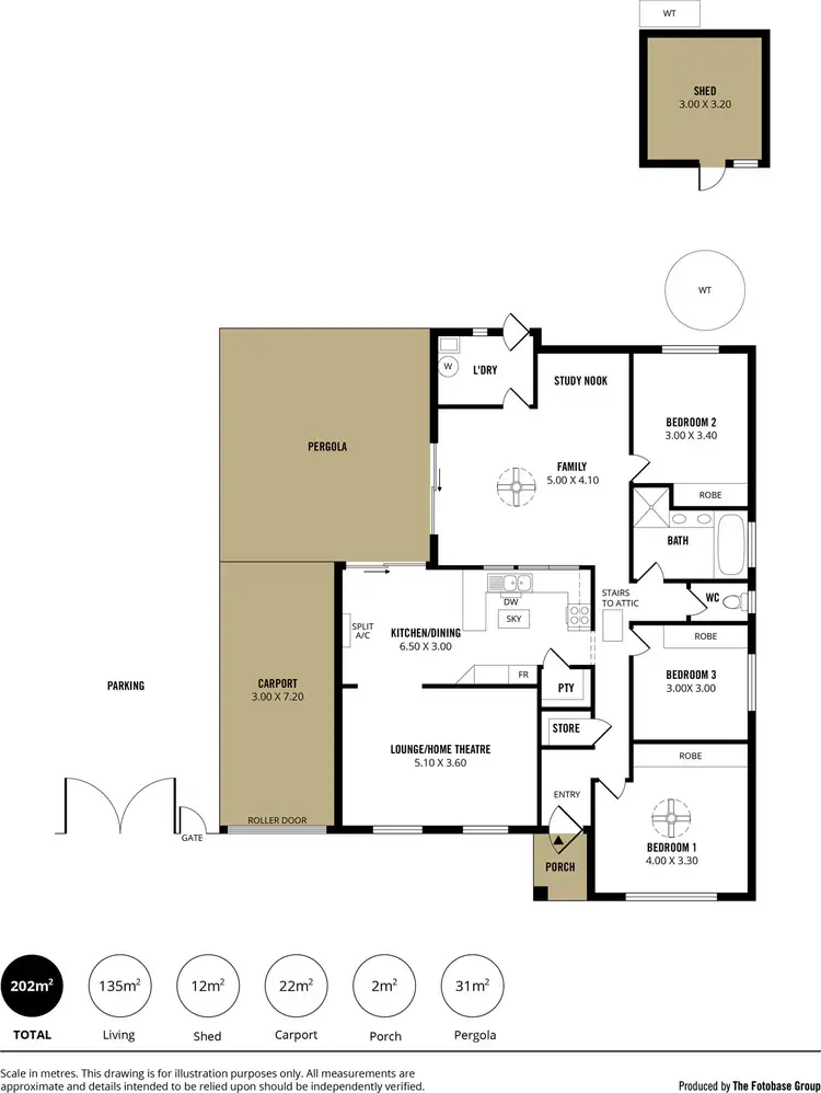 Floorplan of Homely house listing, 21 Carew Street, Reynella East SA 5161