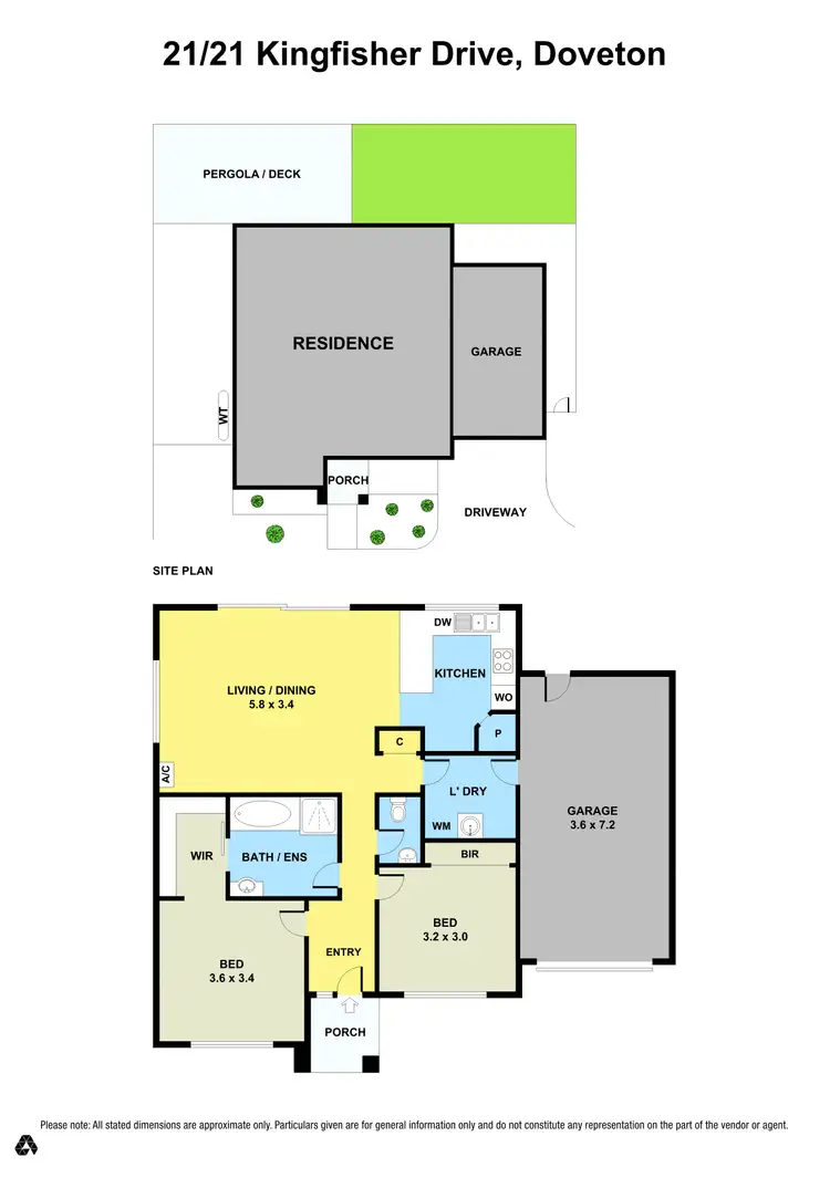 Floorplan of Homely unit listing, 21/21 Kingfisher Drive, Doveton VIC 3177